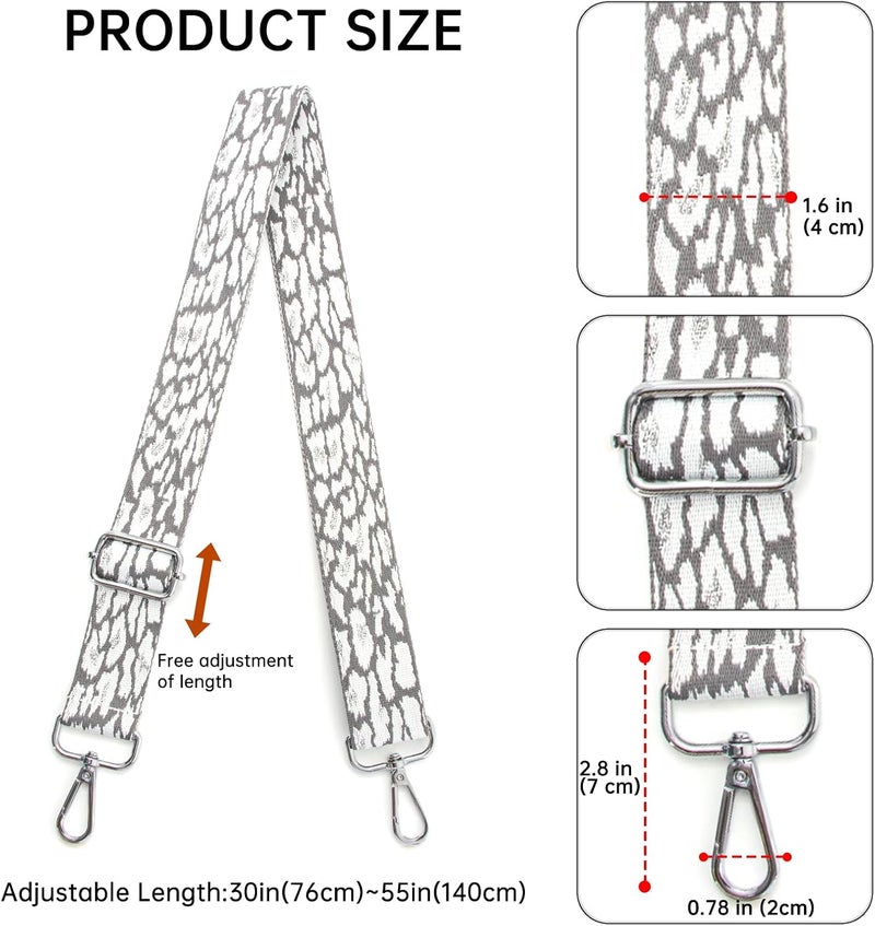 Dksongr Purse Straps Replacement Crossbody Bag Strap Adjustable Long Shoulder Straps for Handbags，Women Purse Strap - Image 3